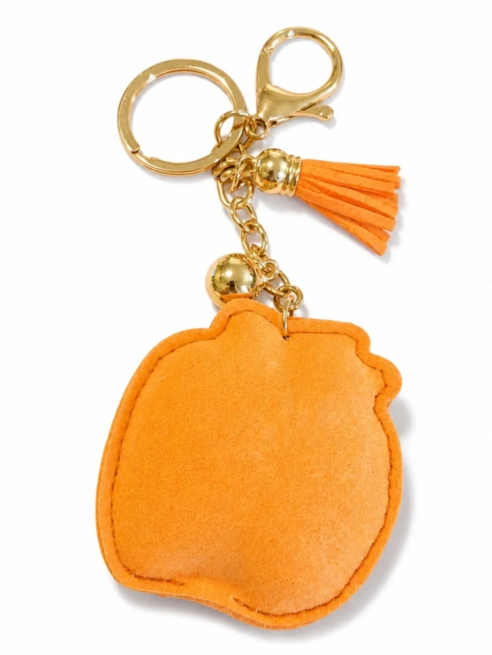 Rhinestone Jack-O-Lantern Pumpkin Keyring bag backpack charm Halloween